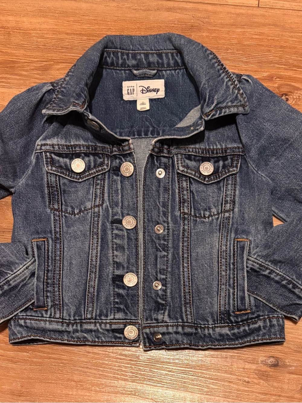 Baby Gap Disney Minnie Mouse Icon Denim Jacket Size 4